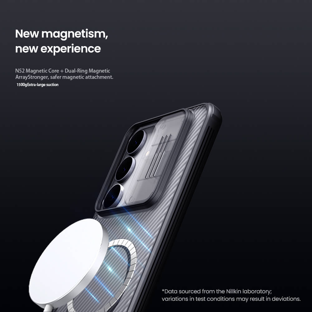 Чехол-крышка NILLKIN для Samsung Galaxy S25 FE (S25 Fan Edition) (серия CamShield Pro Magnetic case Clear version)
